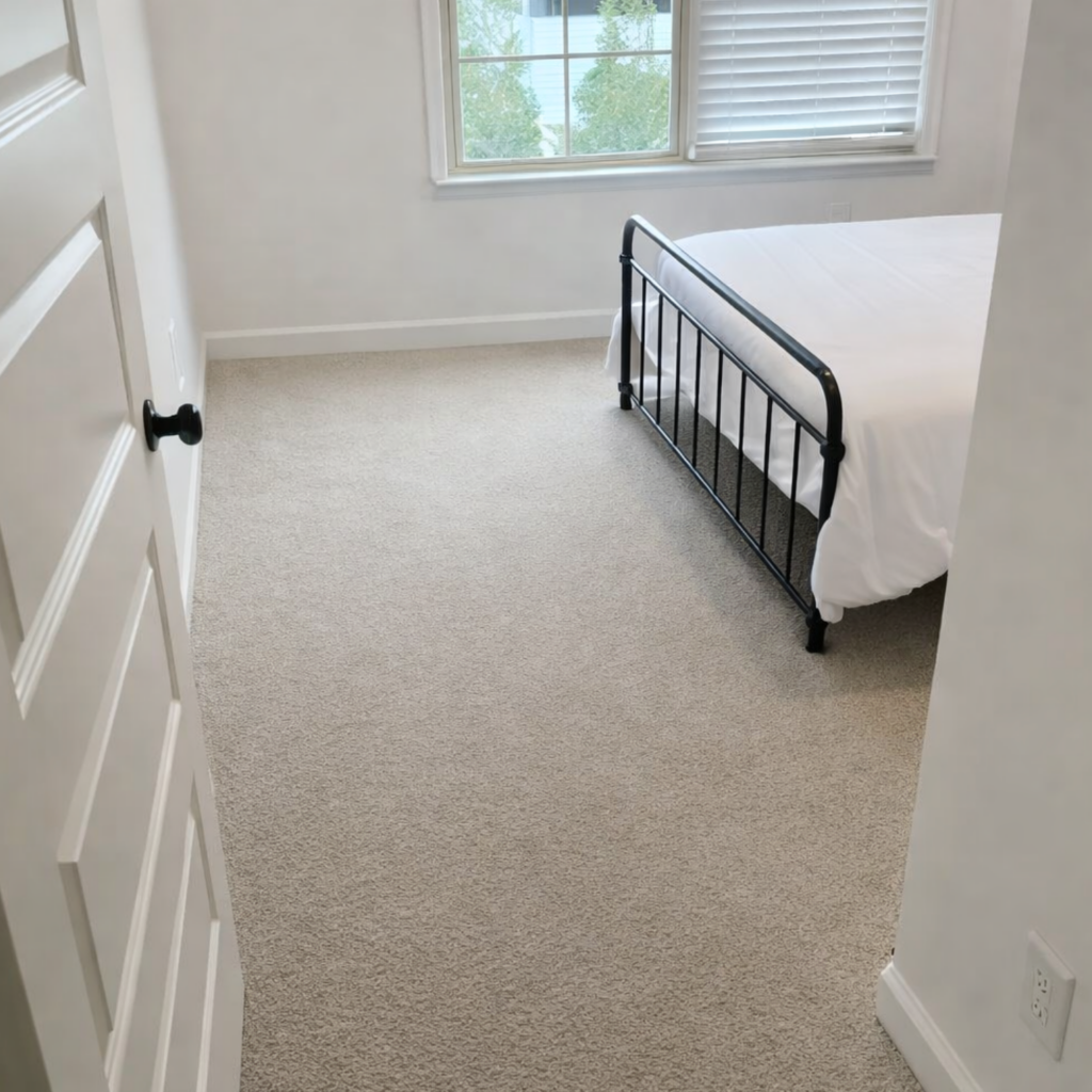 before and after carpet cleaning